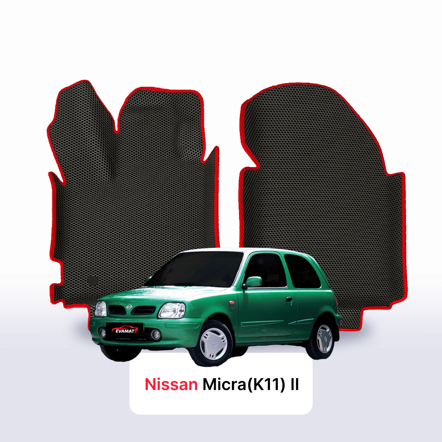 Car mats EVAMATS for Nissan Micra(K11) II gen 1992-2002 year HATCHBACK 3 door