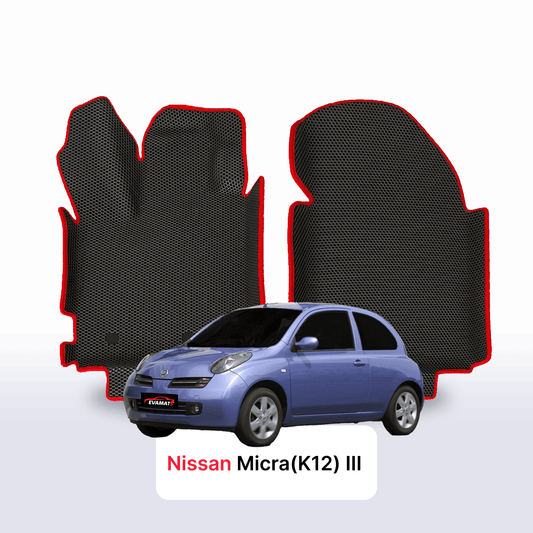Car mats EVAMATS for Nissan Micra(K12) III gen 2002-2010 year HATCHBACK 3 door