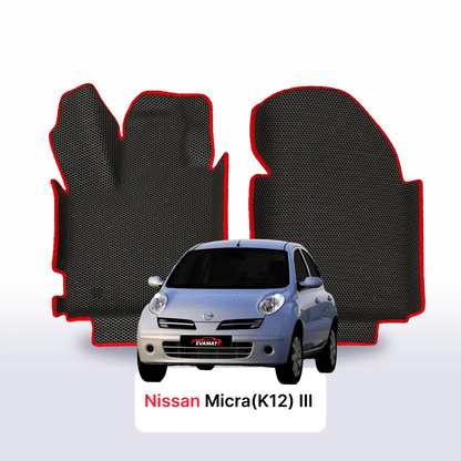 Car mats EVAMATS for Nissan Micra(K12) III gen 2002-2010 year HATCHBACK 5 door