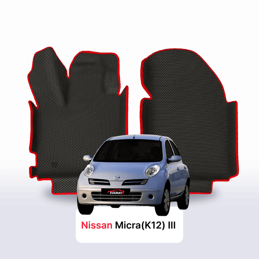 Car mats EVAMATS for Nissan Micra(K12) III gen 2002-2010 year HATCHBACK 5 door