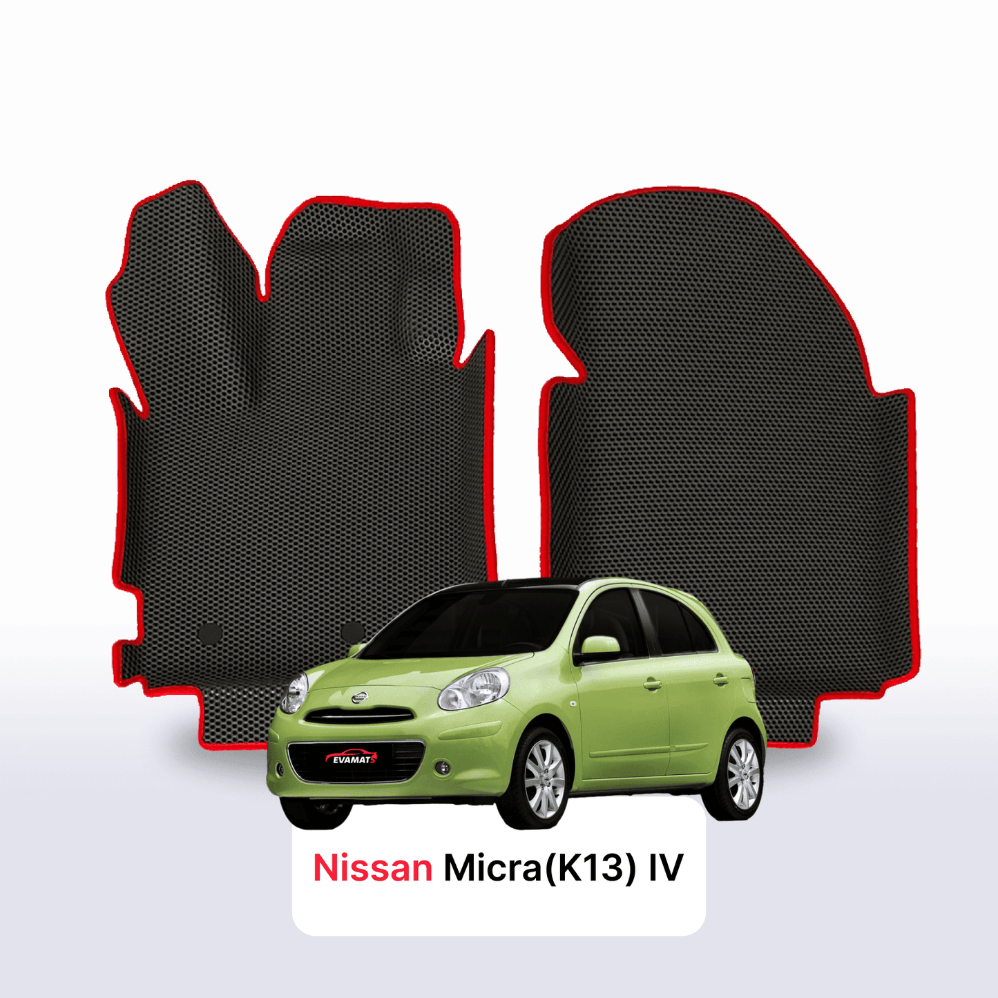 Car mats EVAMATS for Nissan Micra(K13) IV gen 2010-2016 year HATCHBACK 5 door