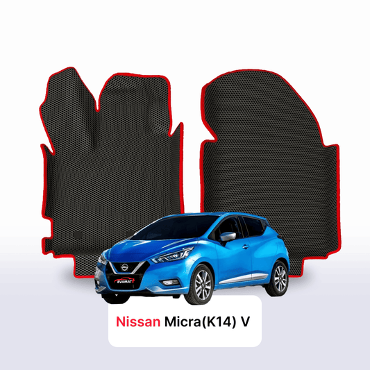 Car mats EVAMATS for Nissan Micra(K14) V gen 2016-2023 year HATCHBACK 5 door