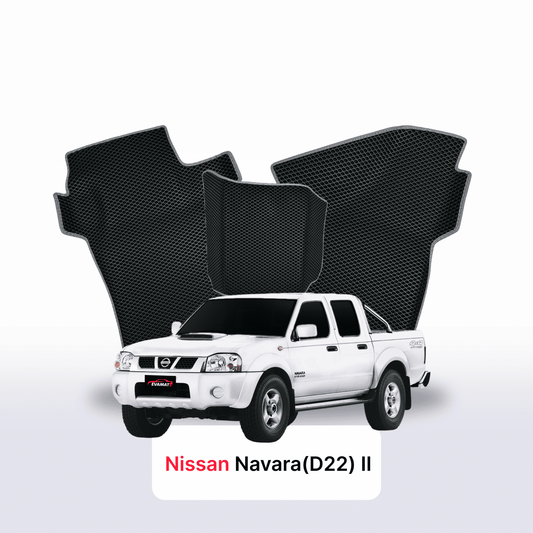 Car mats EVAMATS for Nissan Navara(D22)(Frontier) II gen 1998-2007 year PICK-UP one-and-half cabin