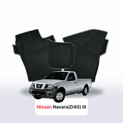 Car mats EVAMATS for Nissan Navara(D40)(Frontier) III gen 2004-2015 year PICK-UP single cabin
