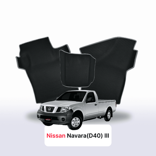 Car mats EVAMATS for Nissan Navara(D40)(Frontier) III gen 2004-2015 year PICK-UP single cabin