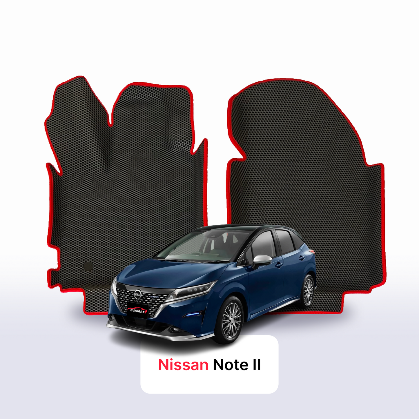 Car mats EVAMATS for Nissan Note II gen 2012-2024 year HATCHBACK 5 door