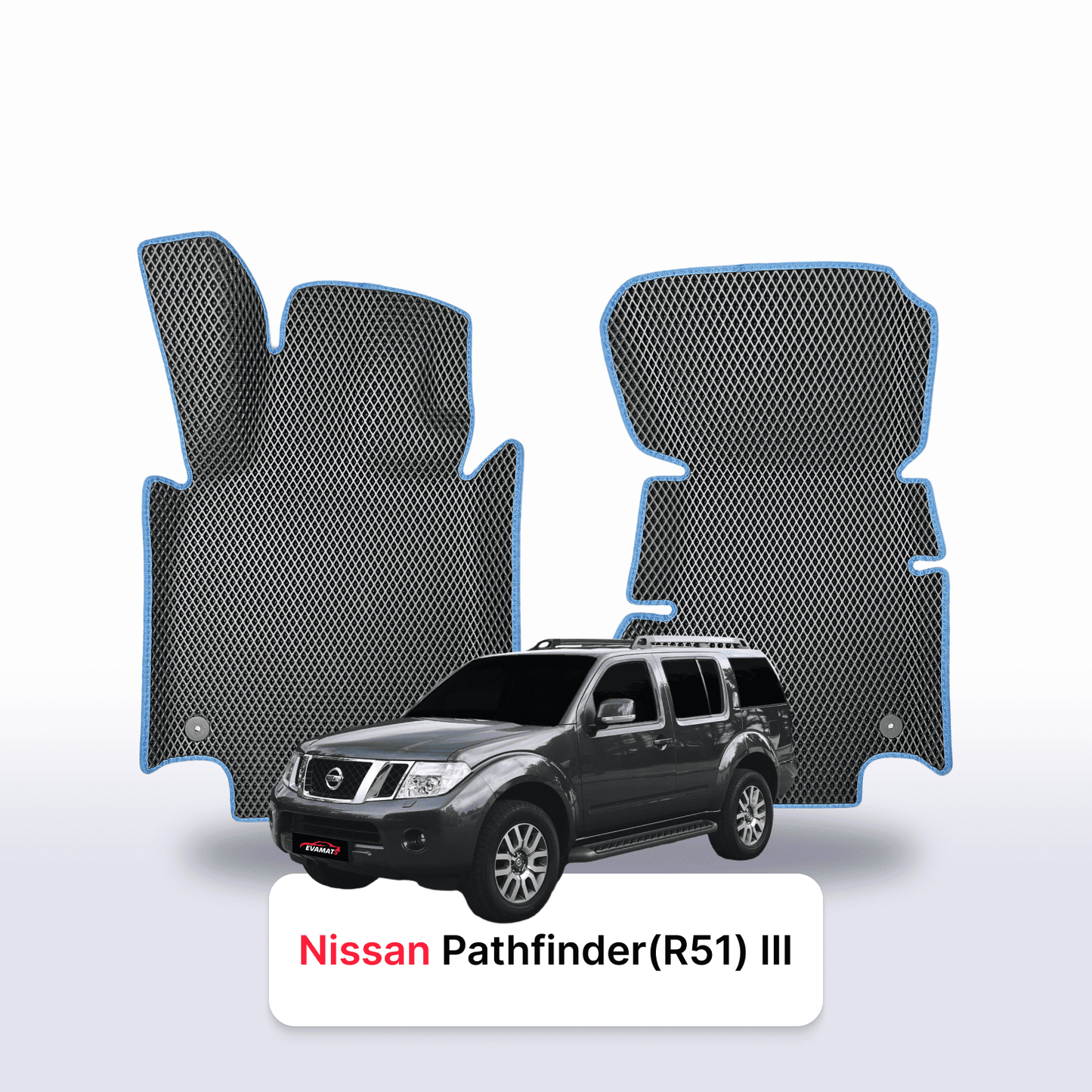 Car mats EVAMATS for Nissan Pathfinder(R51) III gen 2004-2014 year SUV