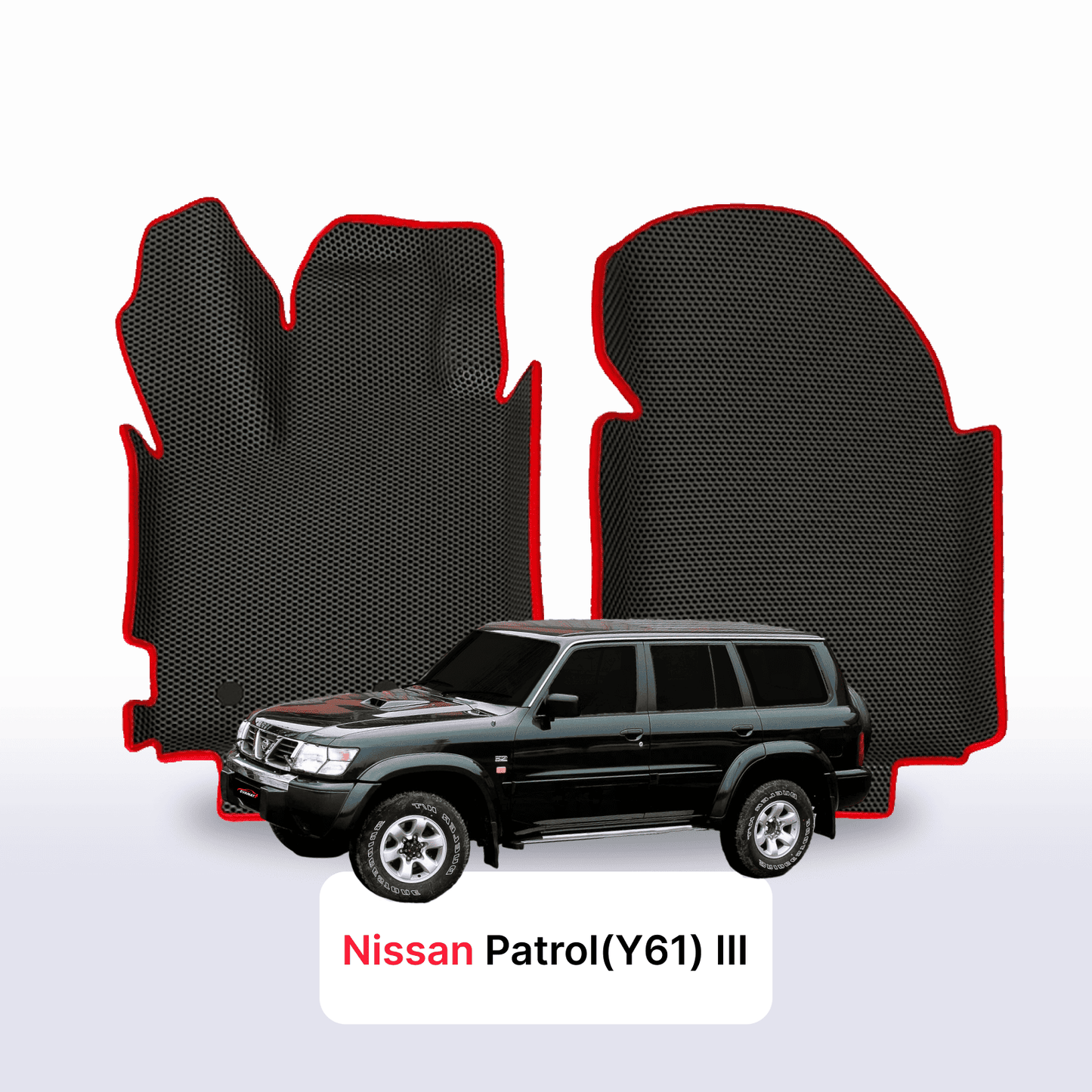 Car mats EVAMATS for Nissan Patrol(Y61) III gen 1997-2014 year SUV 5 door