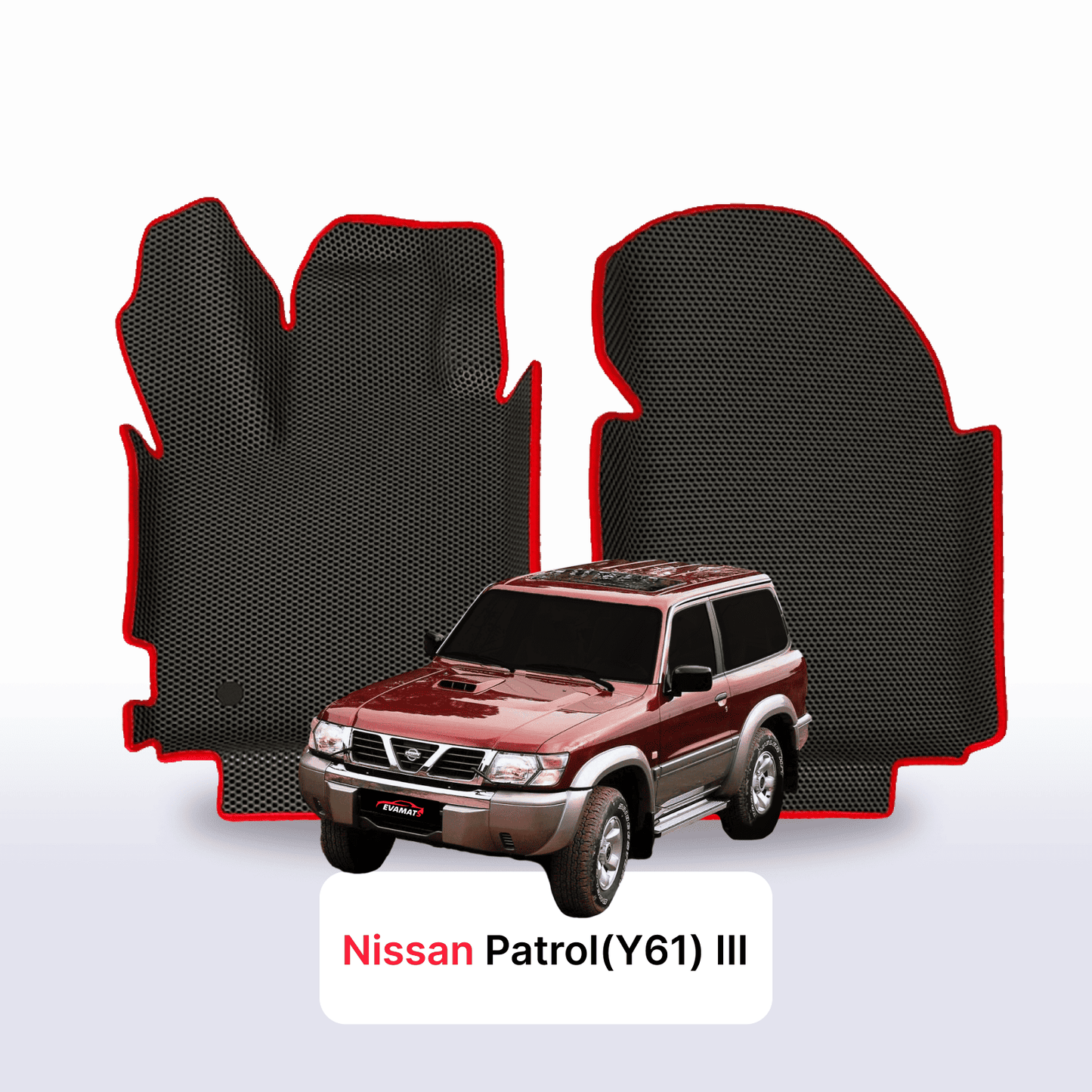 Car mats EVAMATS for Nissan Patrol(Y61) III gen 1997-2014 year SUV 3 door