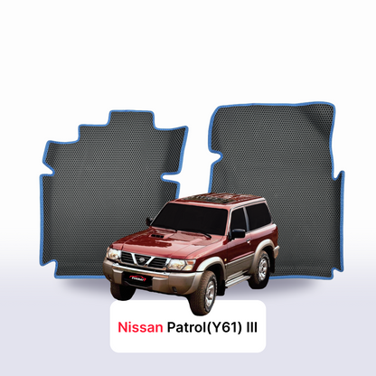 Car mats EVA for Nissan Patrol(Y61) III gen 1997-2014 year SUV 3 door