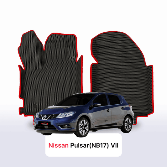 Car mats EVAMATS for Nissan Pulsar(NB17) VII gen 2014-2018 year HATCHBACK 5 door