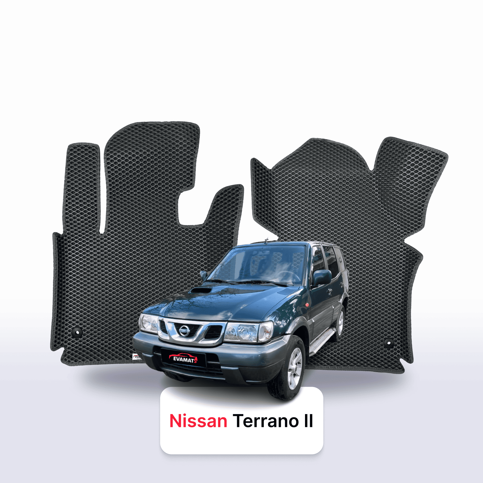 Car mats EVA for Nissan Terrano II gen 1986-2006 year SUV