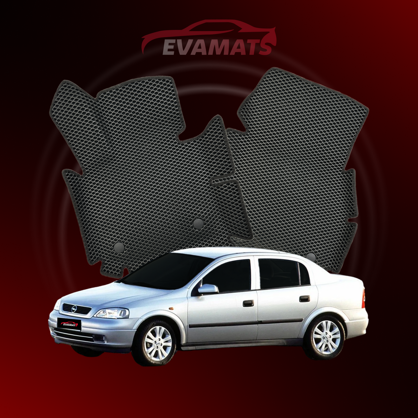 Car mats EVAMATS for Opel Astra G 2 gen 1998-2009 year SEDAN