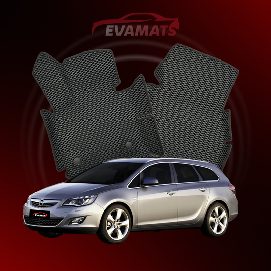 Tapis de voiture EVAMATS pour Opel Astra J 4 gen 2009-2018 année STATION WAGON