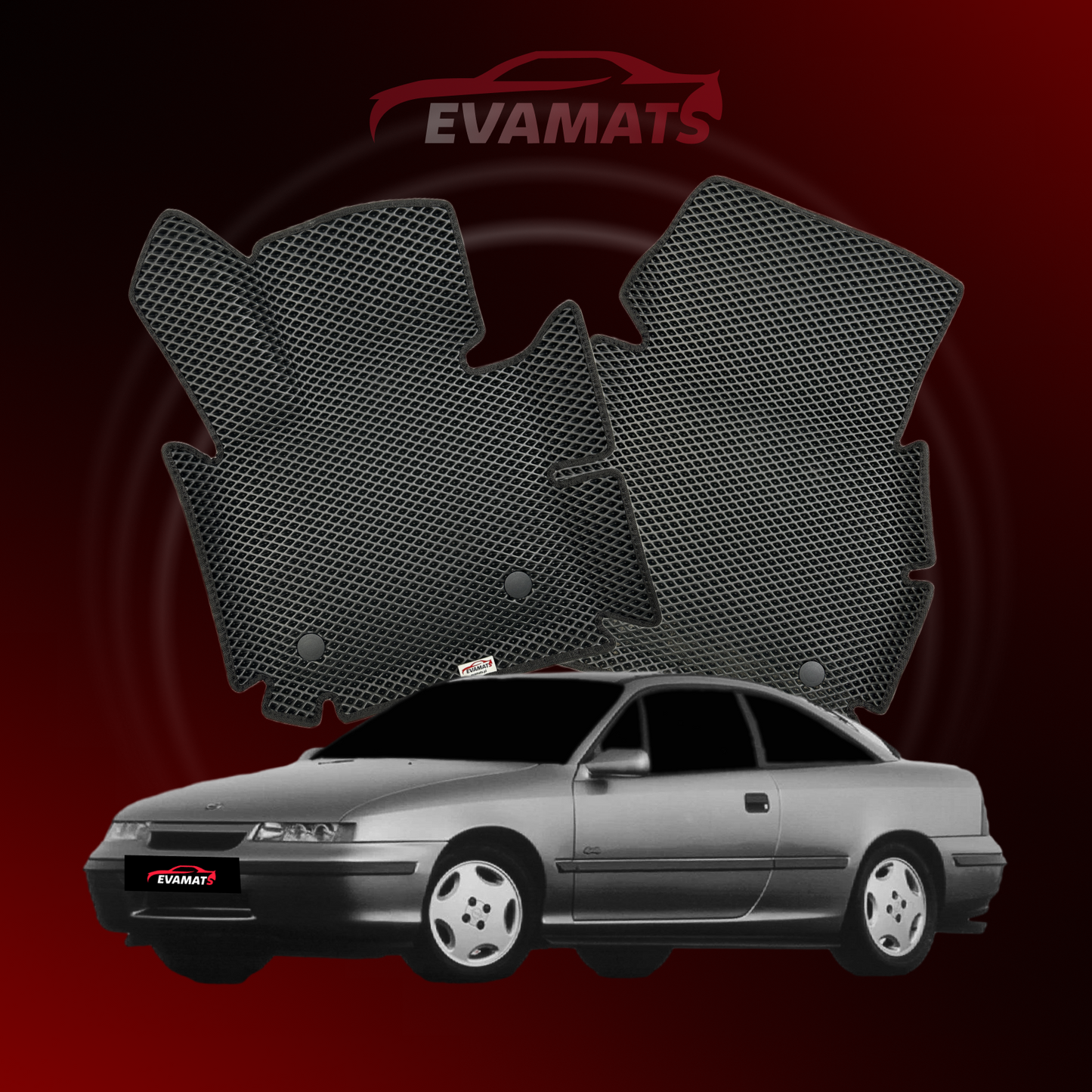 Tappetini per auto EVAMATS per Opel Calibra 1990-1997 anno COUPE