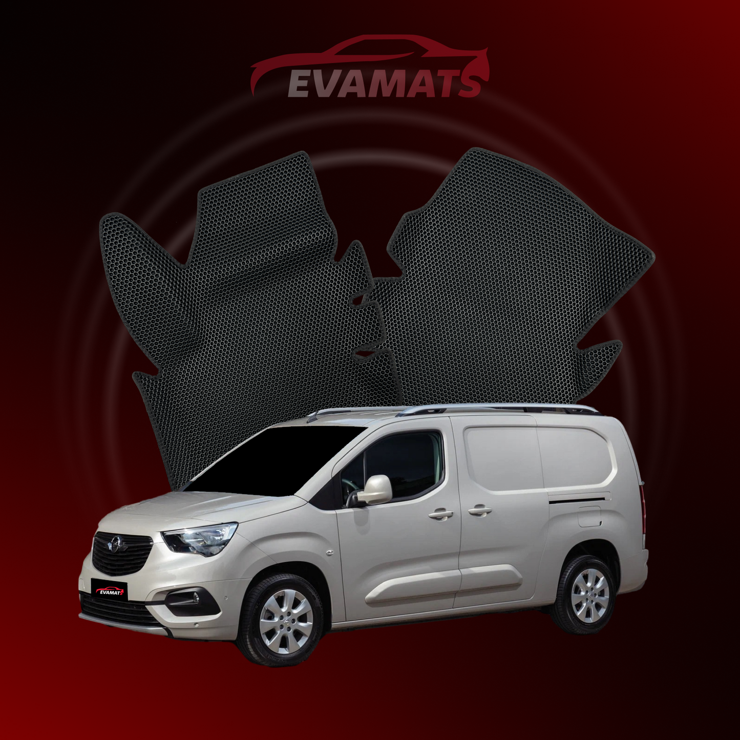 Autokoberce EVAMATS pre Opel Combo E 4 gen 2018-2025 rok VAN XL