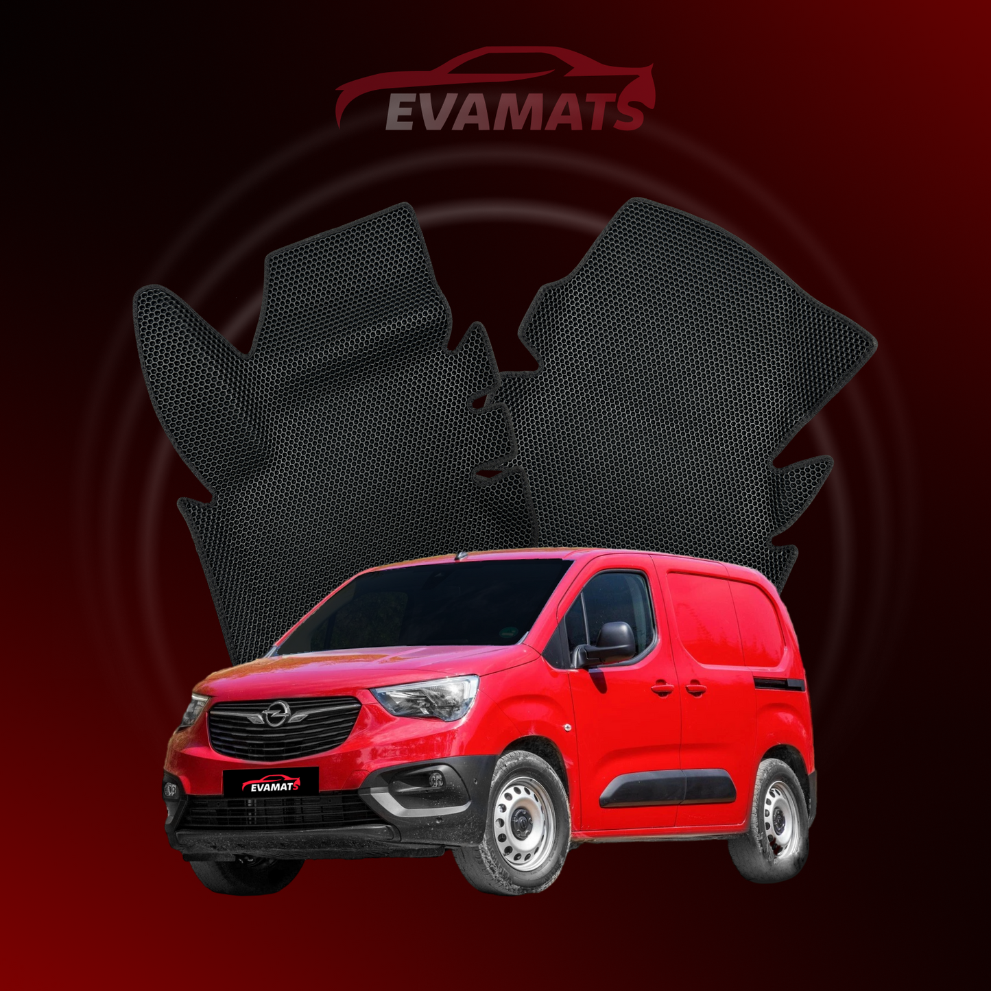 Tapis de voiture EVAMATS pour Opel Combo E 4 gen 2018-2025 année VAN