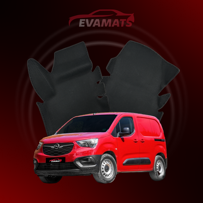 Tappetini per auto EVAMATS per Opel Combo E 4 gen 2018-2025 anno VAN