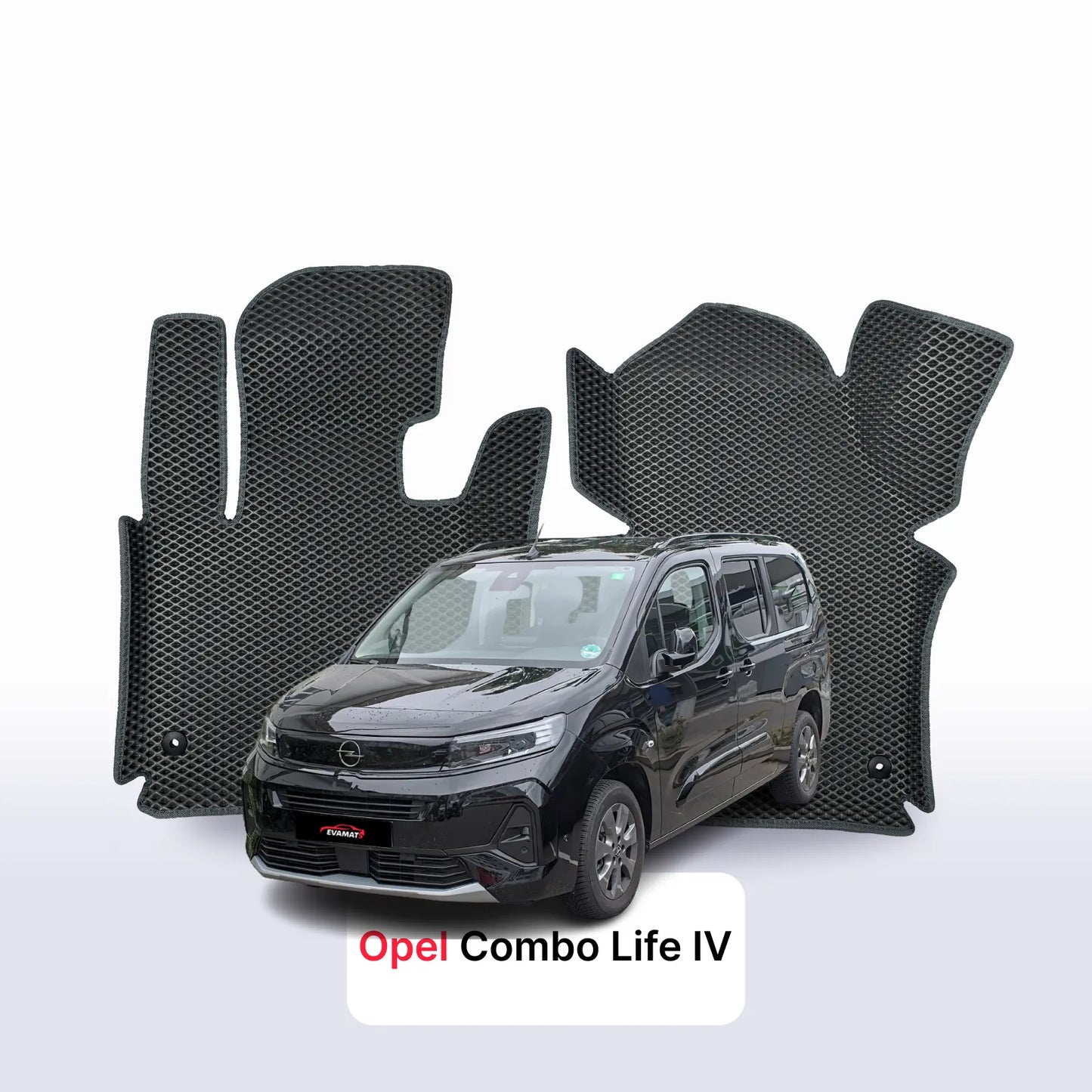 Car mats EVA for Opel Combo Life 4 gen 2018-2027 year MINIVAN