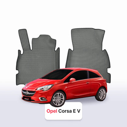 Car mats EVA for Opel Corsa E 5 gen 2014-2019 year HATCHBACK 3 door
