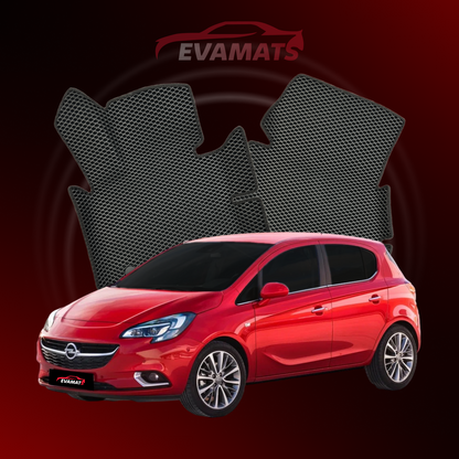 Tapis de voiture EVAMATS pour Opel Corsa E 5 gen 2014-2019 année HATCHBACK 5 portes