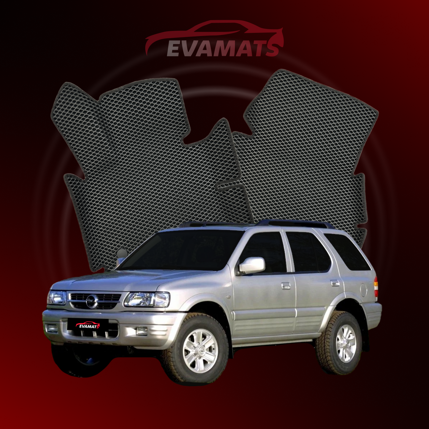 Tappetini per auto EVAMATS per Opel Frontera B 2 gen 1998-2004 anno SUV 5 porte