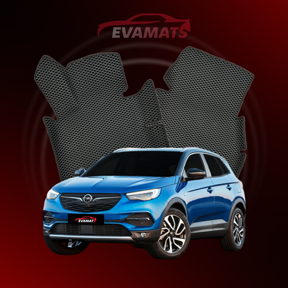 Tappetini per auto EVAMATS per Opel Grandland X 1 generazione 2017-2025 anno SUV