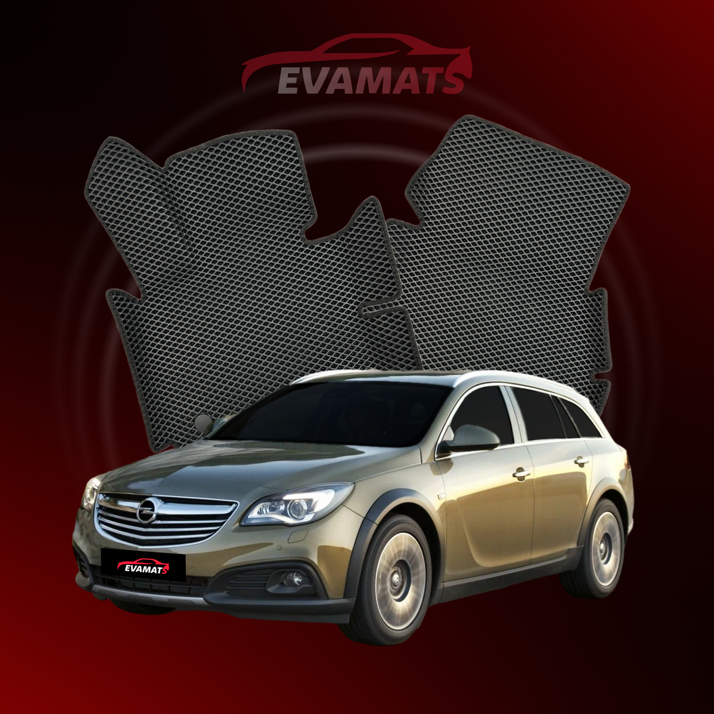 Autokoberce EVAMATS pro Opel Insignia Country Tourer 1 gen 2008-2017 rok STATION WAGON