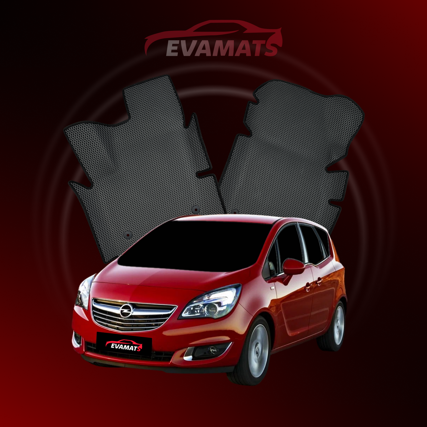 Autokoberce EVAMATS pro Opel Meriva B 2 gen 2010-2018 rok MINIVAN