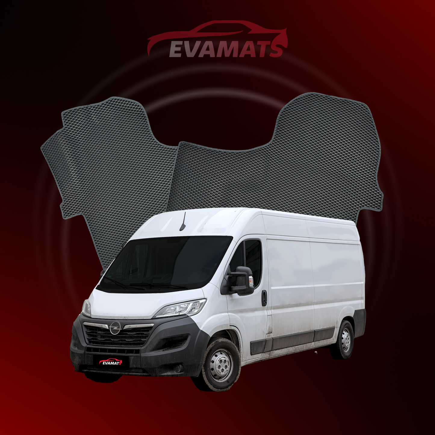 Autokoberce EVAMATS pro Opel Movano C 3 gen 2022-2025 rok BUS