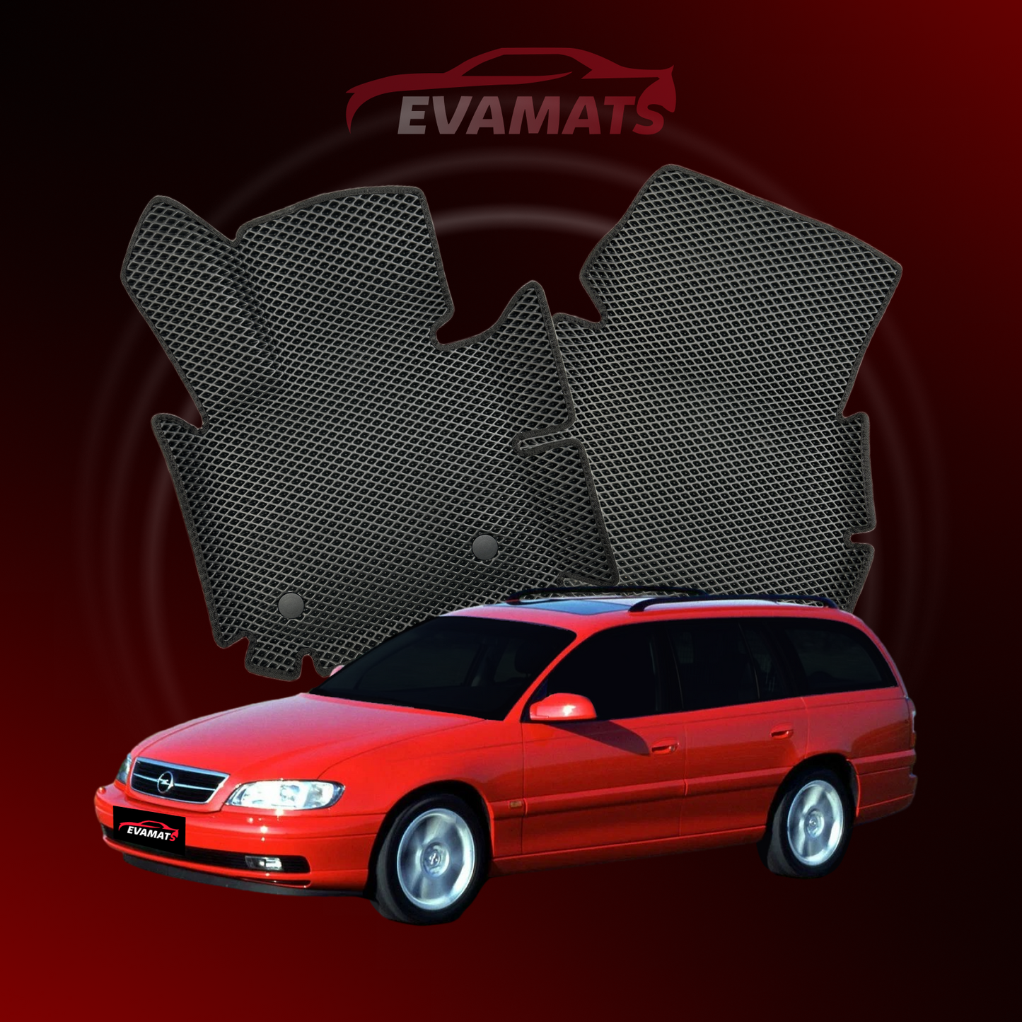 Autokoberce EVAMATS pro Opel Omega B 2 gen 1994-2004 rok STATION WAGON