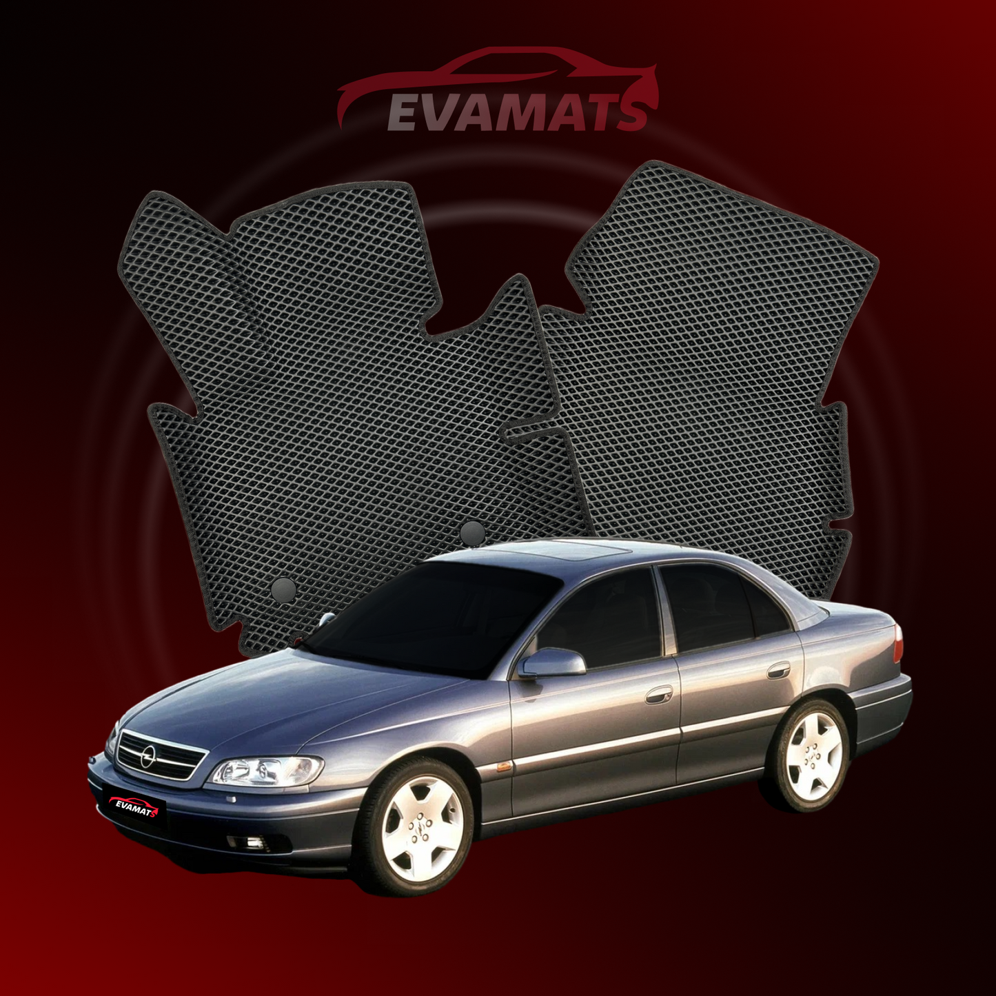 Alfombrillas de coche EVAMATS para Opel Omega B 2ª generación año 1994-2004 SEDAN