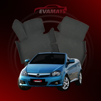 Fußmatten EVAMATS für Opel Tigra B 2 Gen 2002-2009 Jahr ROADSTER