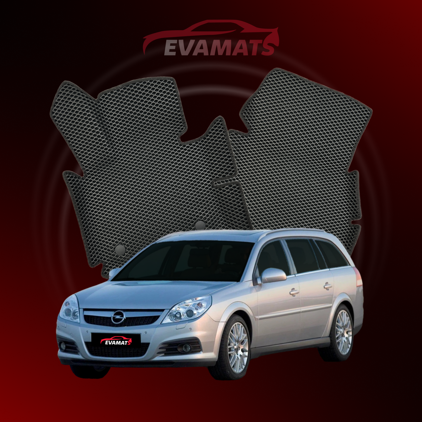 Tapis de voiture EVAMATS pour Opel Vectra C 3 gen 2002-2008 année STATION WAGON