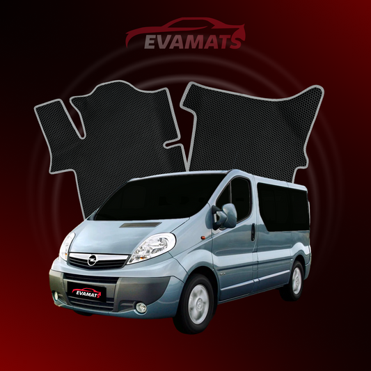 Tappetini per auto EVAMATS per Opel Vivaro A 1 generazione 2001-2014 anno MINIVAN