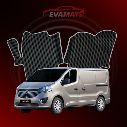 Tappetini per auto EVAMATS per Opel Vivaro B 2 gen 2014-2019 anno VAN