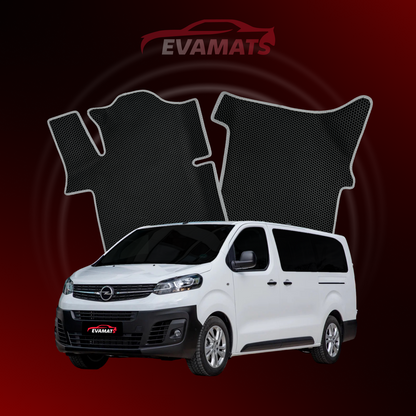 Tappetini per auto EVAMATS per Opel Vivaro C 3 gen 2019-2025 anno MINIVAN