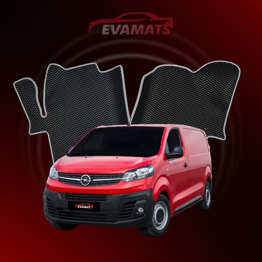 Car mats EVAMATS for Opel Vivaro C 3 gen 2019-2025 year VAN