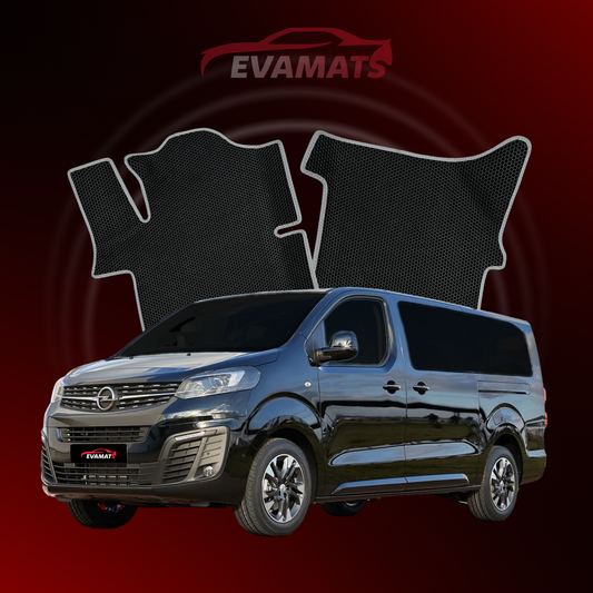 Car mats EVAMATS for Opel Zafira Life 1 gen 2019-2025 year MINIVAN L