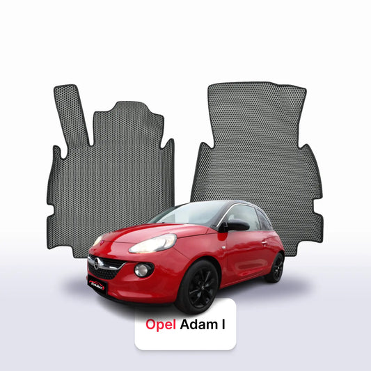 Car mats EVAMATS for Opel Adam 1 gen 2012-2019 year HATCHBACK 3 door