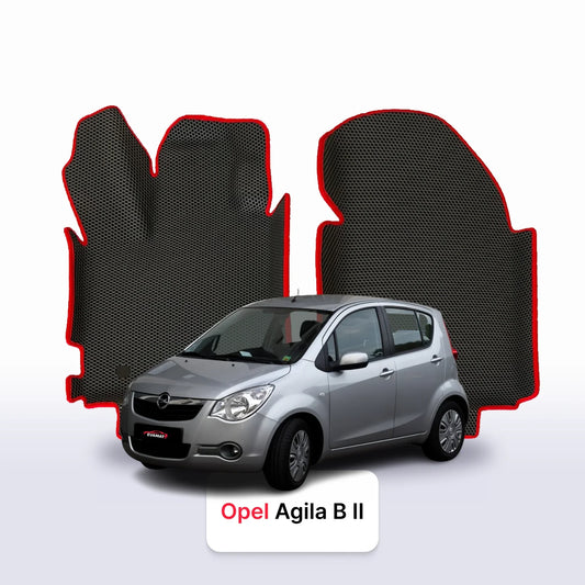 Car mats EVAMATS for Opel Agila B 2 gen 2008-2014 year HATCHBACK 5 door