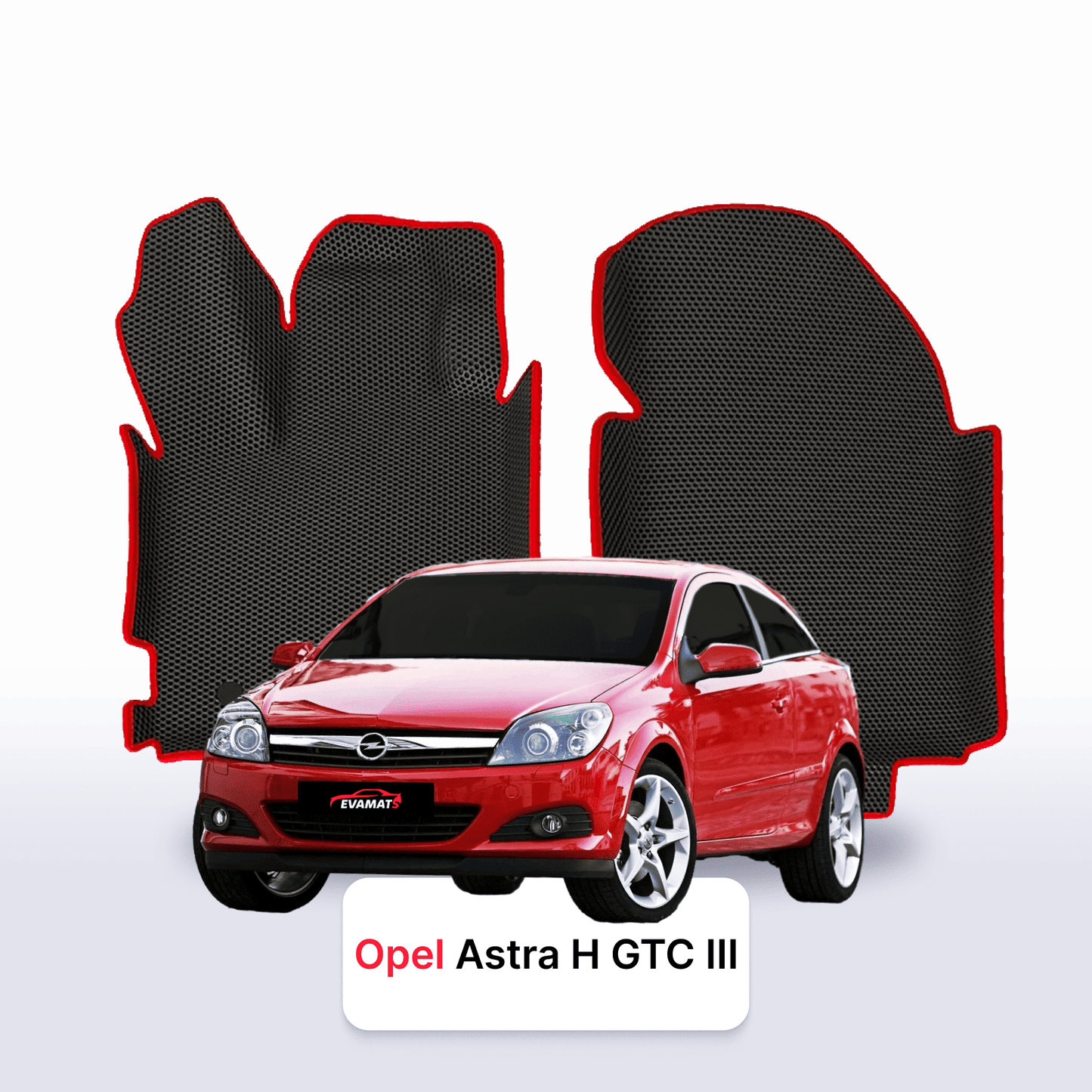 Car mats EVAMATS for Opel Astra H GTC 3 gen 2004-2014 year HATCHBACK 3 door