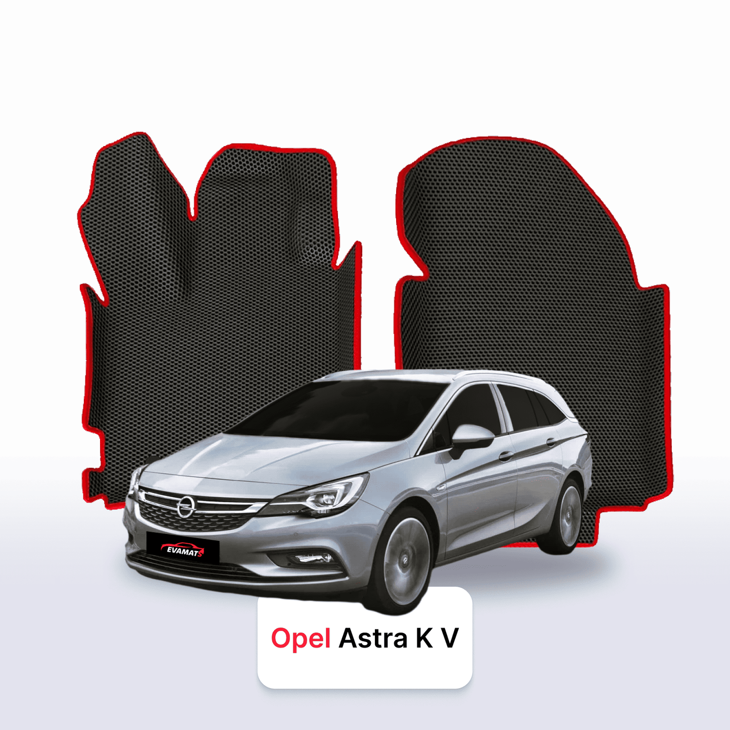 Car mats EVAMATS for Opel Astra K 5 gen 2015-2021 year STATION WAGON