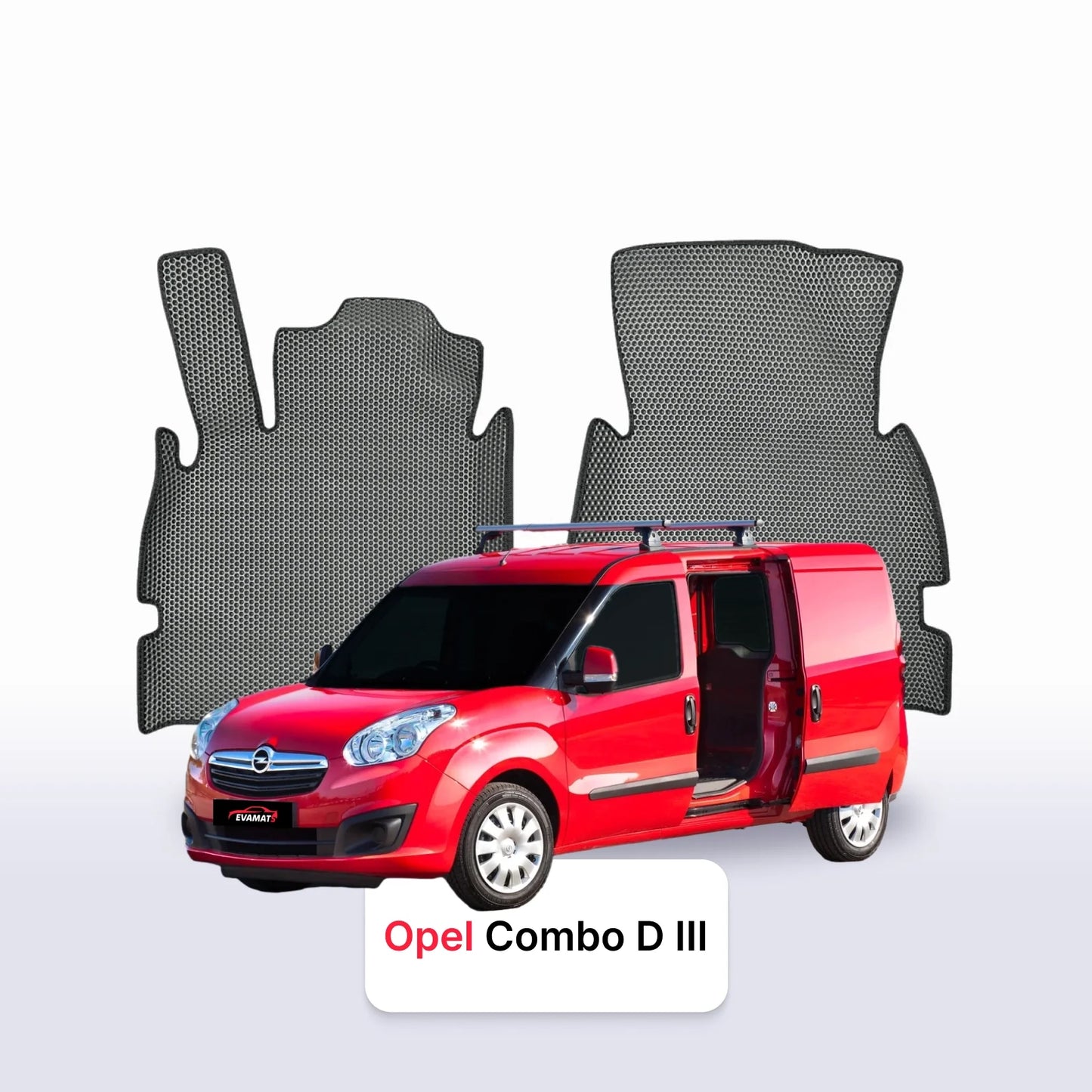 Car mats EVAMATS for Opel Combo D 3 gen 2011-2017 year VAN LWB