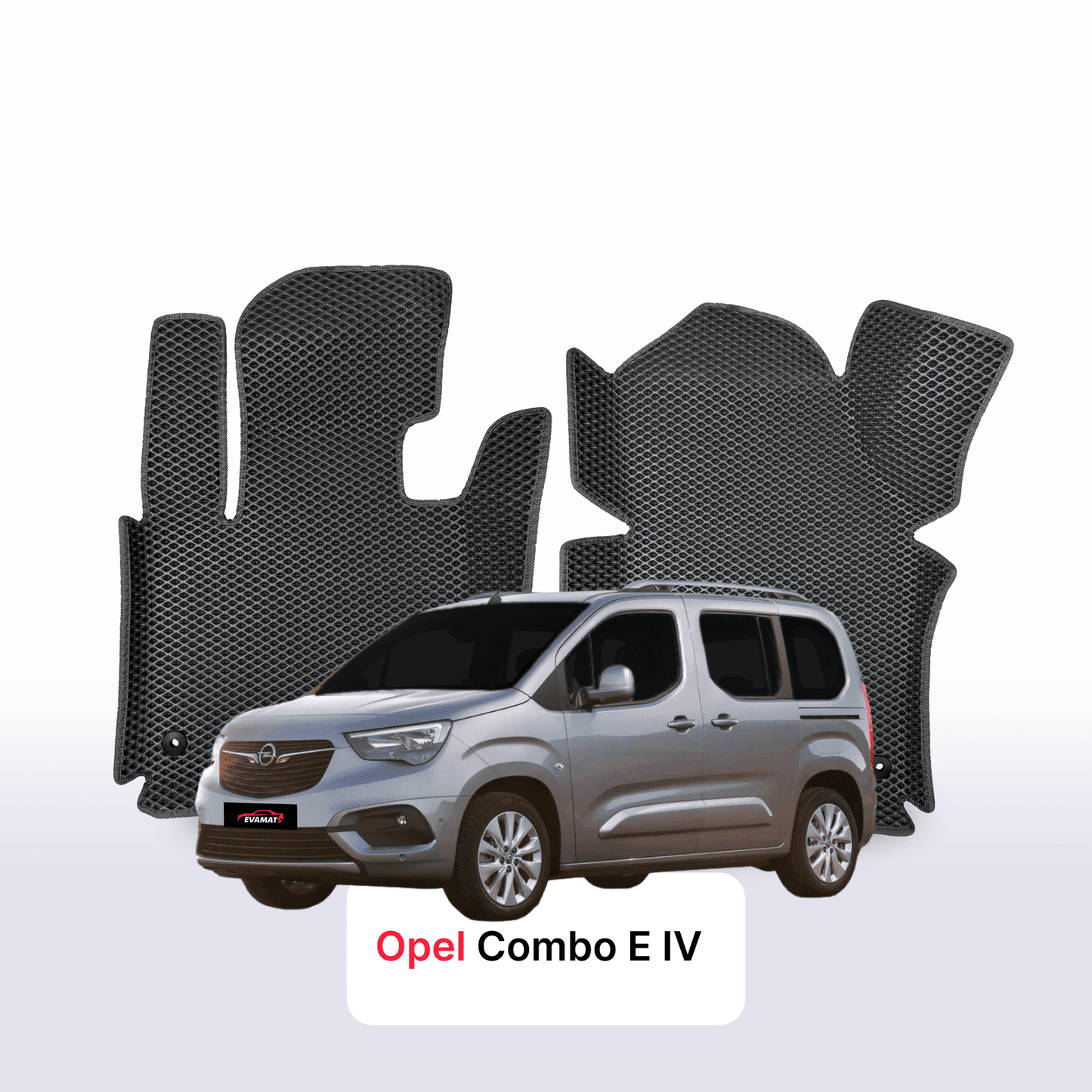 Car mats EVAMATS for Opel Combo E 4 gen 2018-2025 year MINIVAN