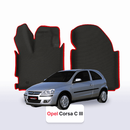 Car mats EVA for Opel Corsa C 3 gen 2000-2006 year HATCHBACK 3 door