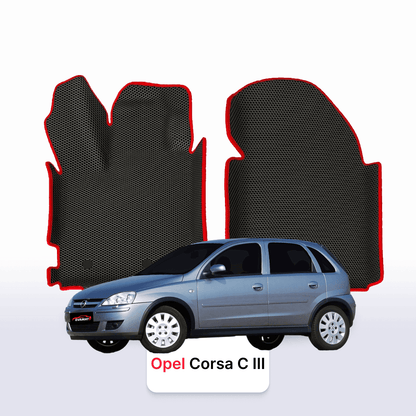 Car mats EVA for Opel Corsa C 3 gen 2000-2006 year HATCHBACK 5 door