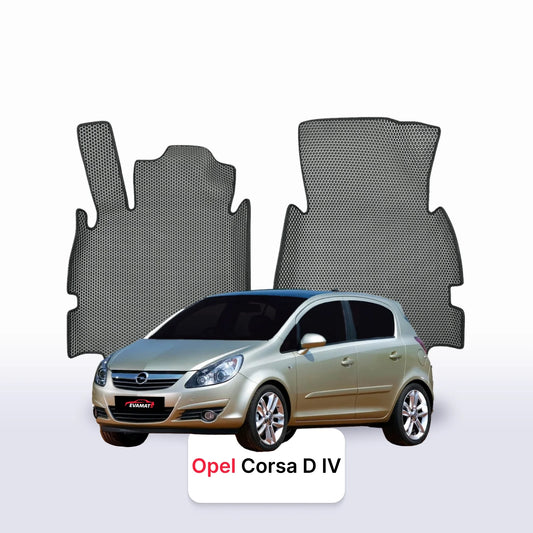 Car mats EVAMATS for Opel Corsa D 4 gen 2006-2014 year HATCHBACK 5 door
