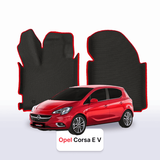 Car mats EVAMATS for Opel Corsa E 5 gen 2014-2019 year HATCHBACK 5 door