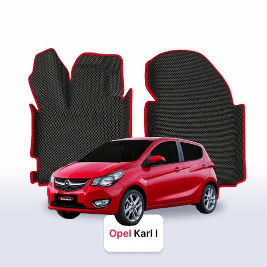 Car mats EVAMATS for Opel Karl 1 gen 2015-2019 year HATCHBACK 5 door